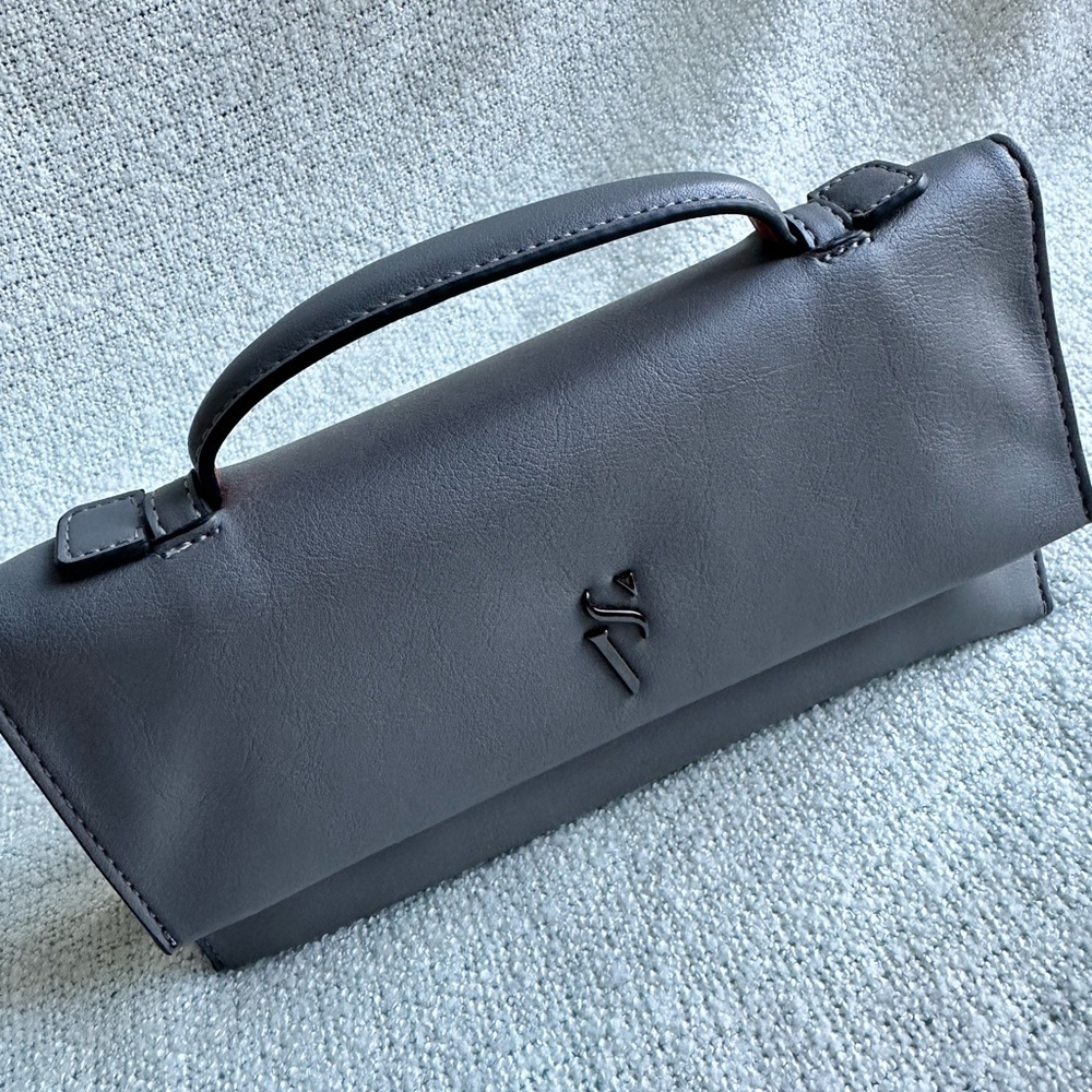 Vera Wang Gray Crossbody Bag